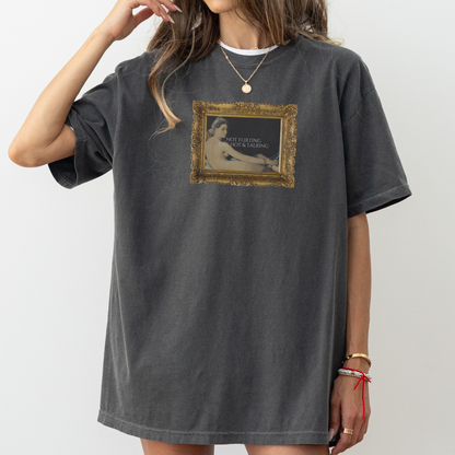 Not Flirting Oversized Washed Tee